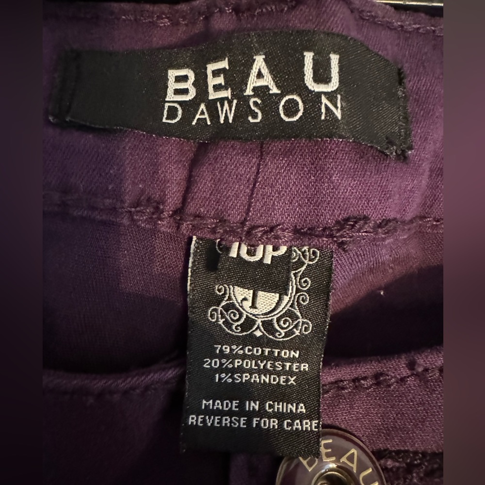 3/$20 Beau Dawson Women’s Purple Relaxed Fit Tapered Skinny Jeans NWT - Size 10P - Picture 9 of 10